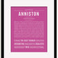 Frame Options | Dark Pink | Black Frame, Matted