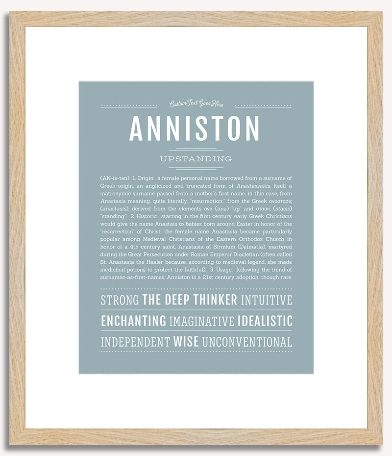 Anniston | Name Art Print