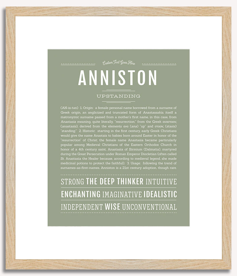 Anniston | Name Art Print