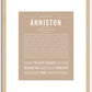 Anniston | Name Art Print