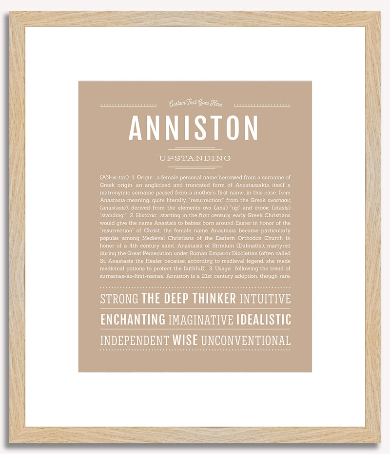 Anniston | Name Art Print