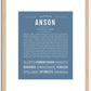 Anson (female) | Name Art Print