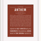 Anthem | Name Art Print