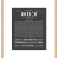 Anthem | Name Art Print