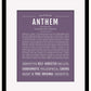 Anthem | Name Art Print