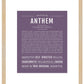 Anthem | Name Art Print