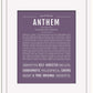 Anthem | Name Art Print
