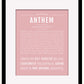 Anthem | Name Art Print