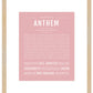 Anthem | Name Art Print