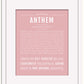 Anthem | Name Art Print