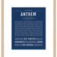 Anthem | Name Art Print