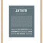 Anthem | Name Art Print