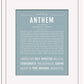 Anthem | Name Art Print