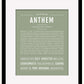 Anthem | Name Art Print