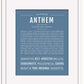 Anthem | Name Art Print