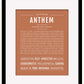 Anthem | Name Art Print
