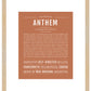 Anthem | Name Art Print