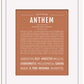 Anthem | Name Art Print