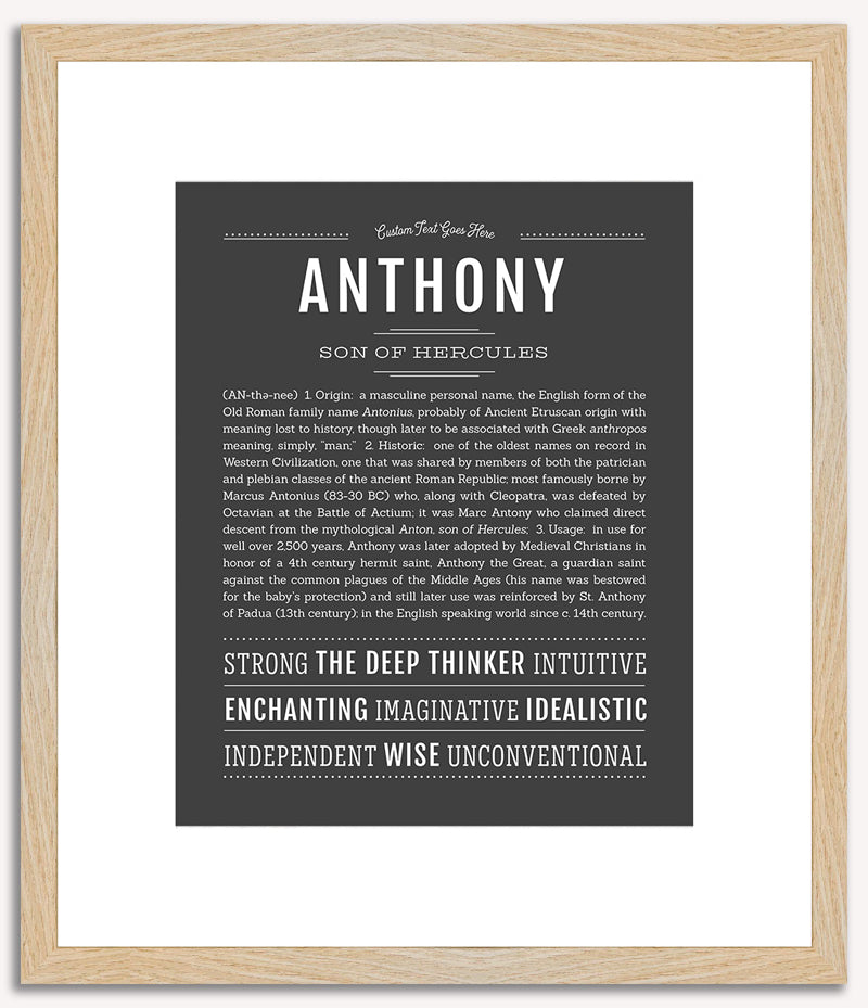 Anthony | Name Art Print