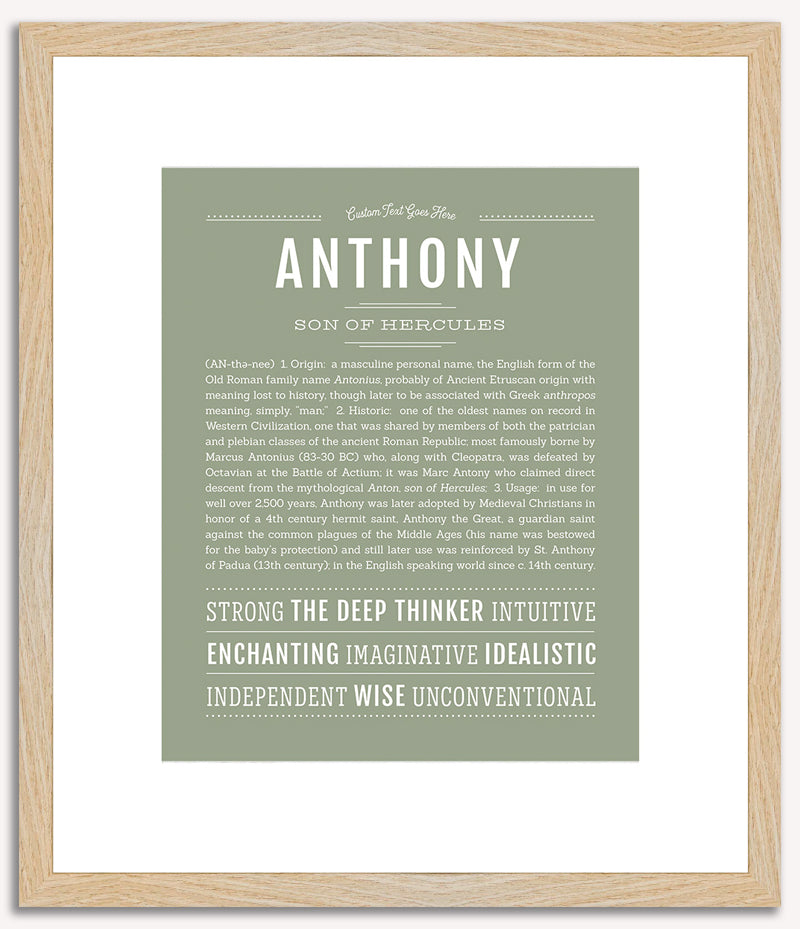 Anthony | Name Art Print