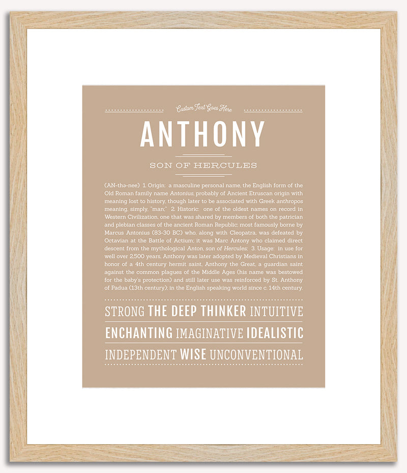 Anthony | Name Art Print