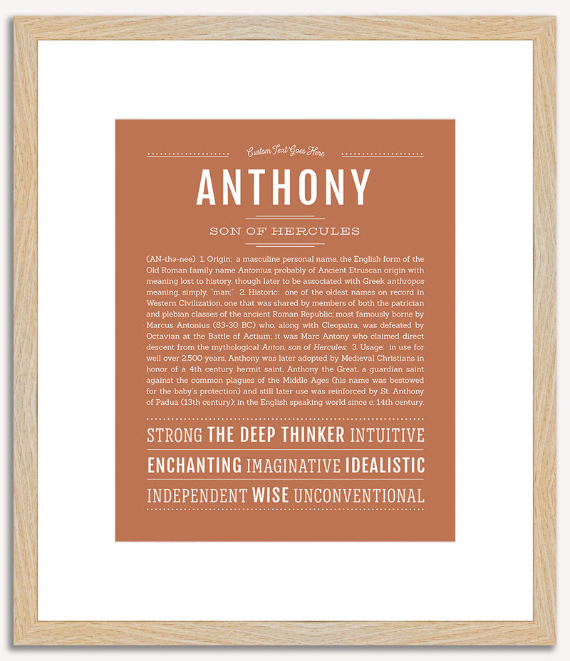 Anthony | Name Art Print