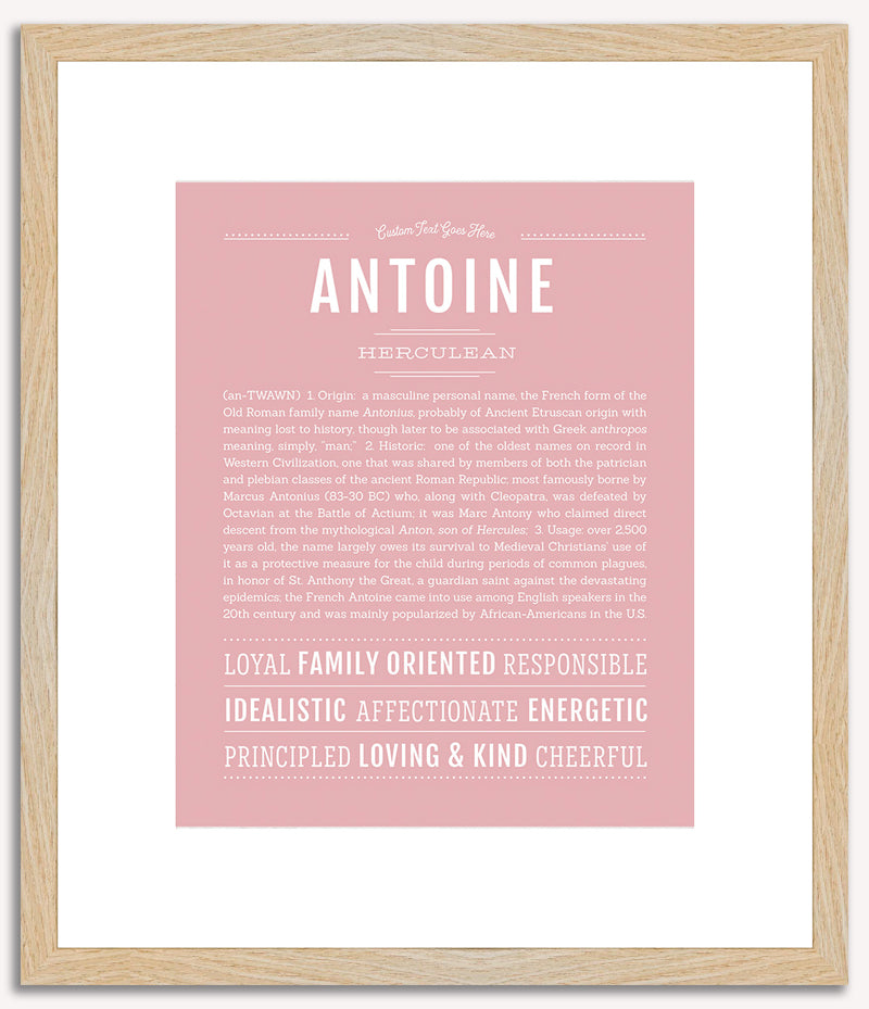 Antoine | Name Art Print