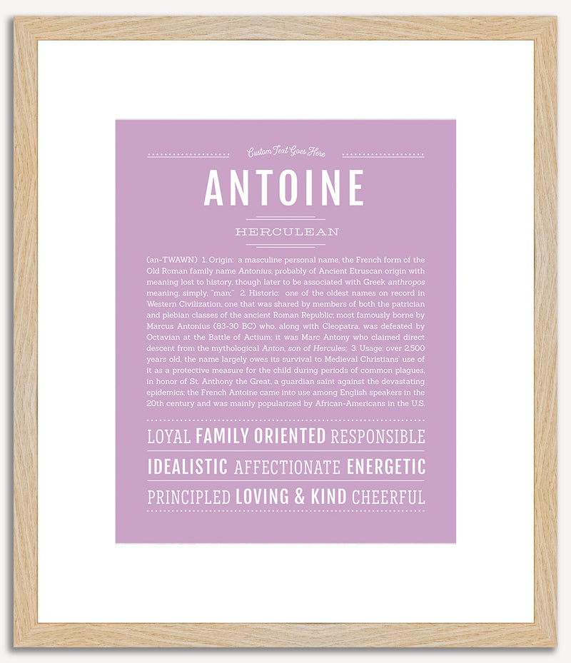 Antoine | Name Art Print