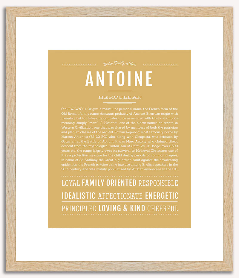 Antoine | Name Art Print