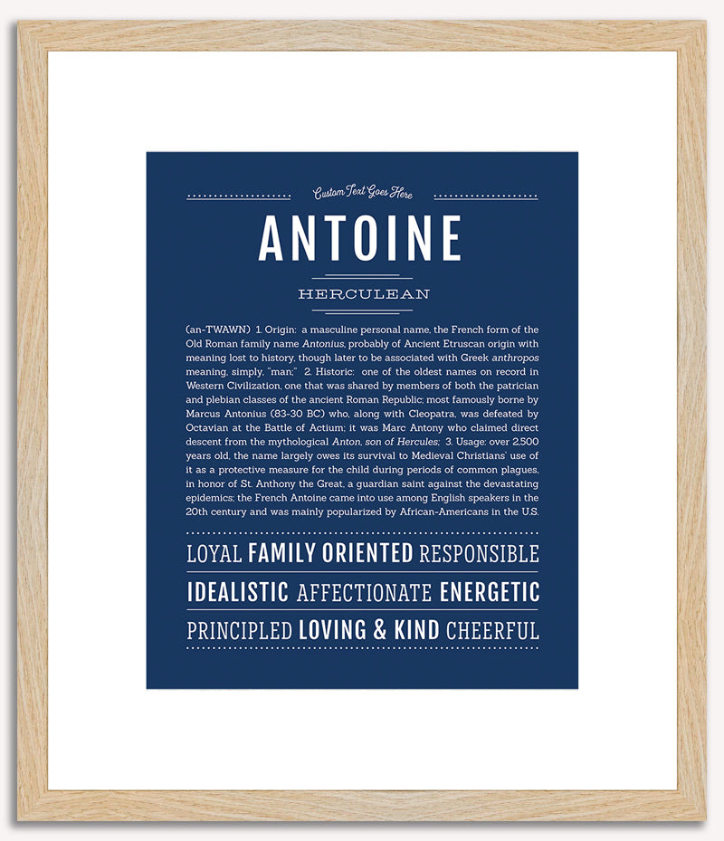 Antoine | Name Art Print