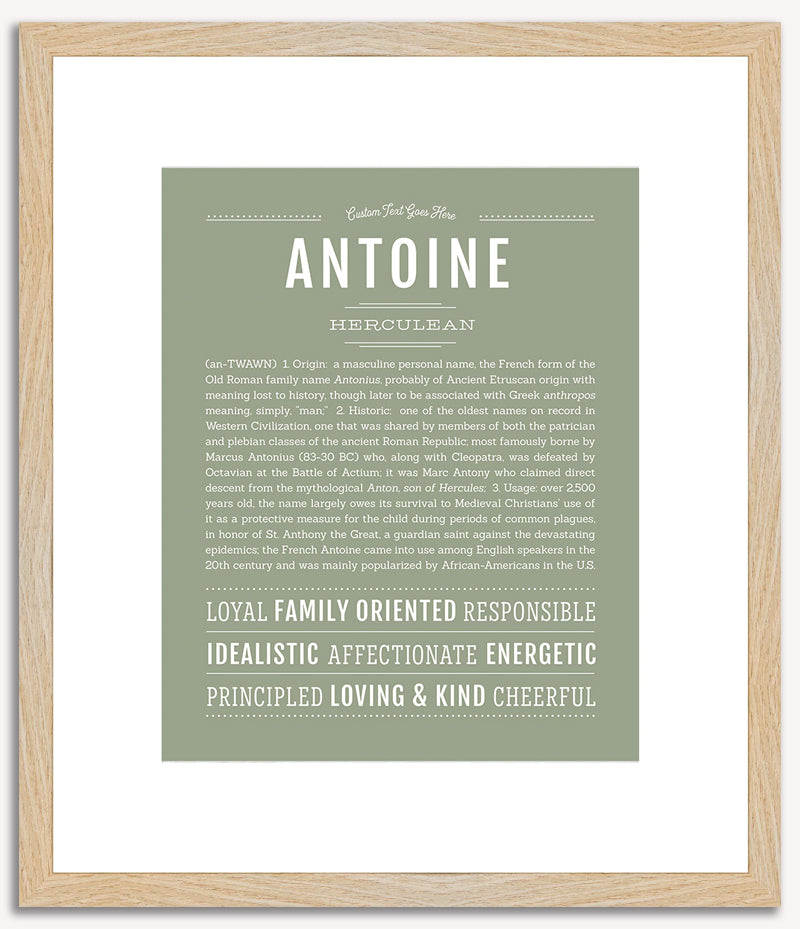 Antoine | Name Art Print