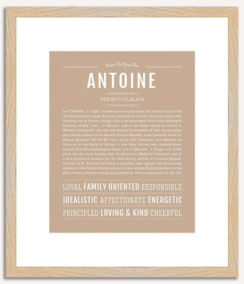 Antoine | Name Art Print