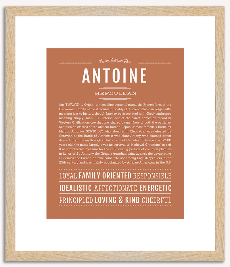 Antoine | Name Art Print