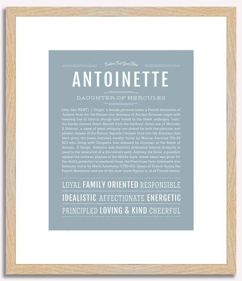 Antoinette | Name Art Print