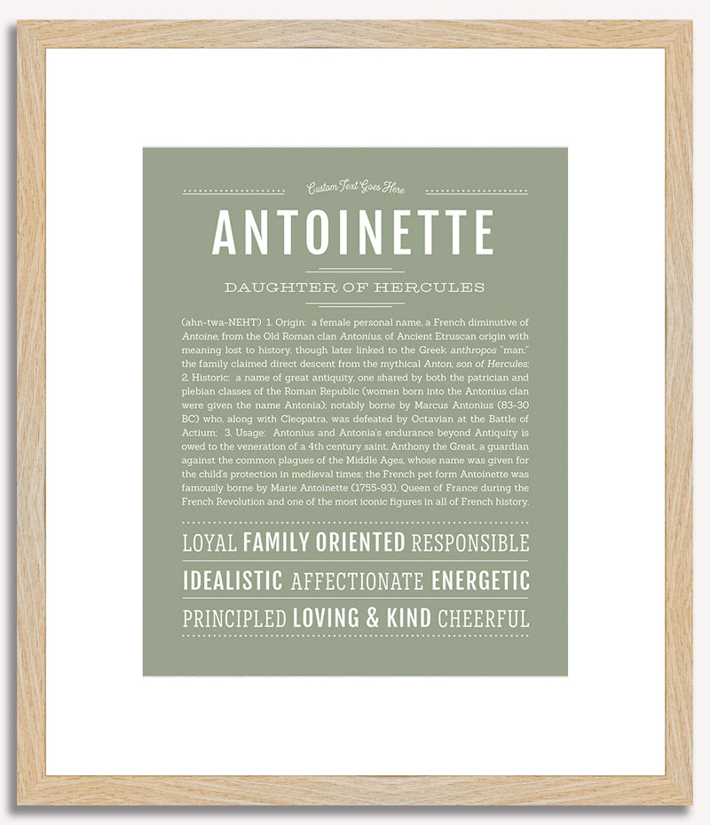 Antoinette | Name Art Print