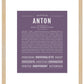 Frame Options | Deep Purple | Maple Frame, Matted
