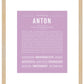 Frame Options | Lilac | Maple Frame, Matted