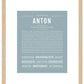 Frame Options | Powder Blue | Maple Frame, Matted