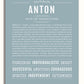 Frame Options | Powder Blue | No Frame