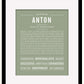 Frame Options | Sage | Black Frame, Matted