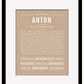 Frame Options | Tan | Black Frame, Matted