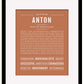 Frame Options | Terra Cotta | Black Frame, Matted