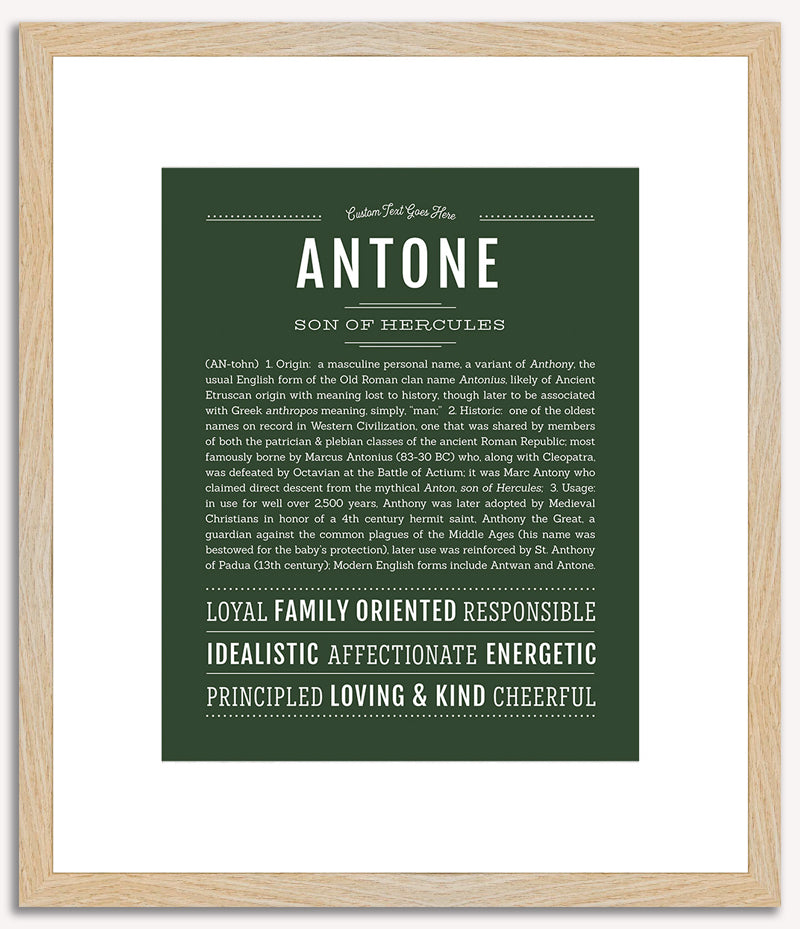 Antone | Name Art Print