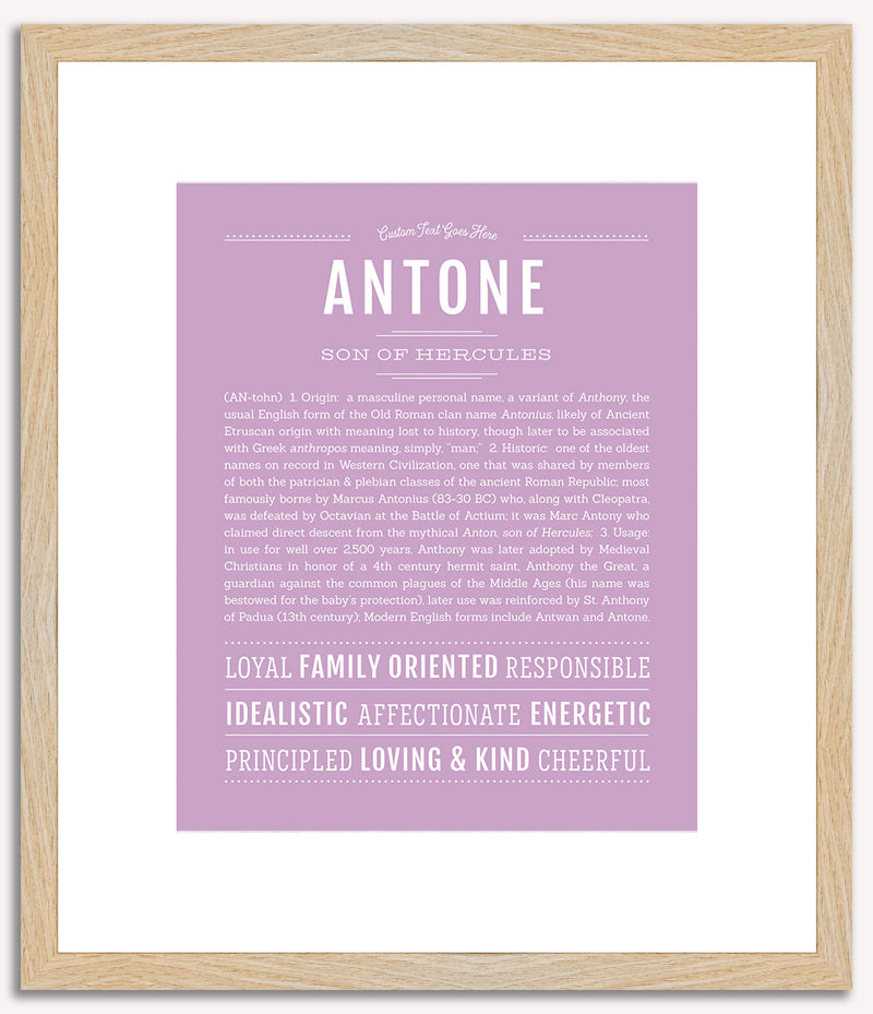 Antone | Name Art Print