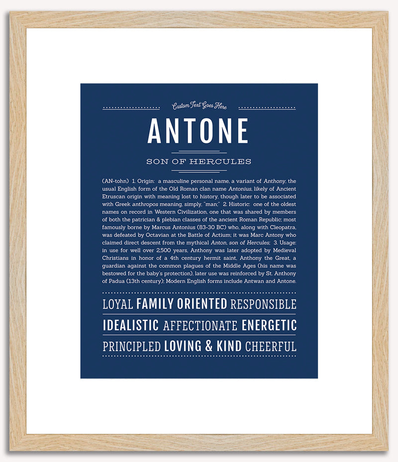 Antone | Name Art Print