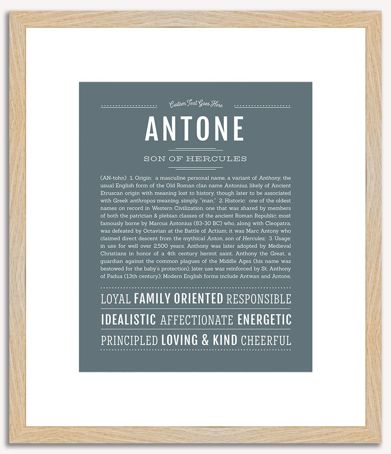 Antone | Name Art Print