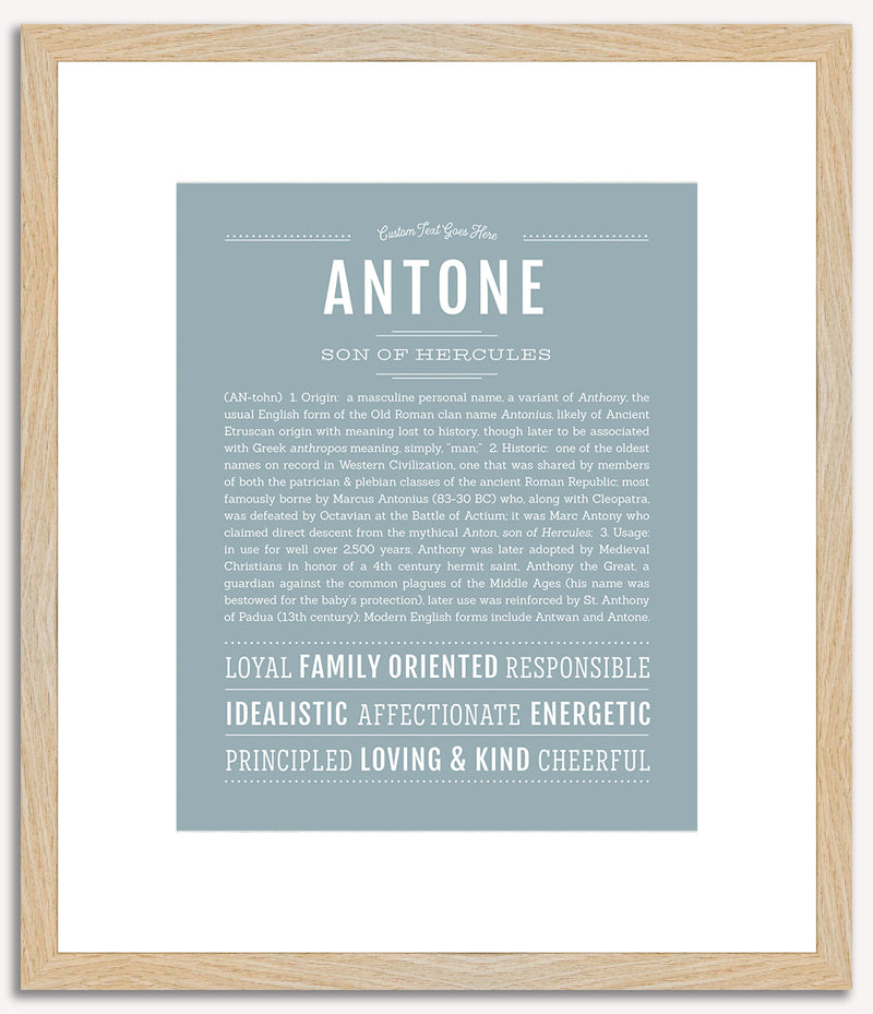 Antone | Name Art Print