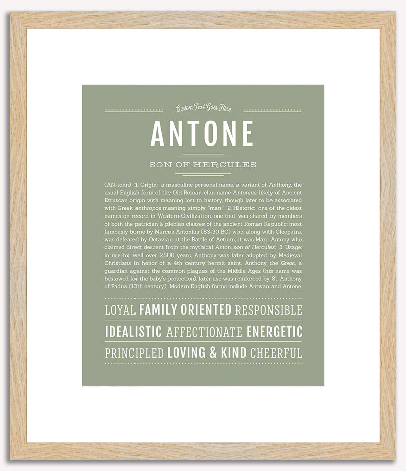 Antone | Name Art Print