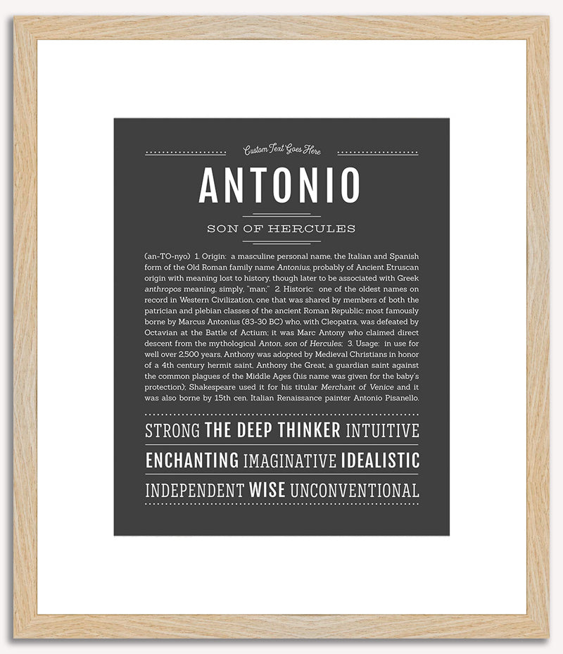 Antonio | Name Art Print