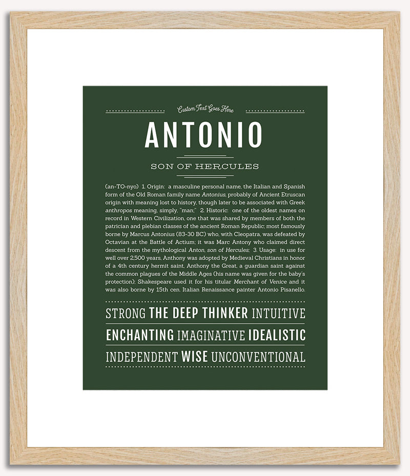 Antonio | Name Art Print